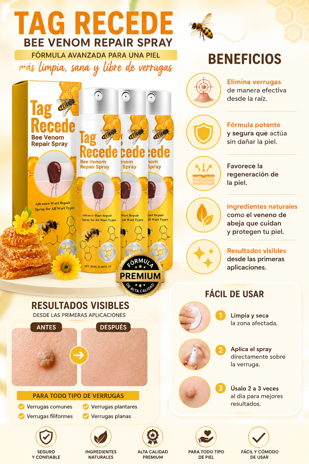 Tag Recede Elimina verrugas Dropi cup